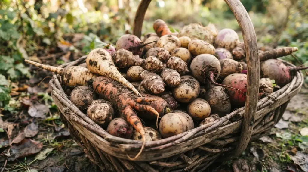 Légumes-racines oubliés : culture, récolte et conservation