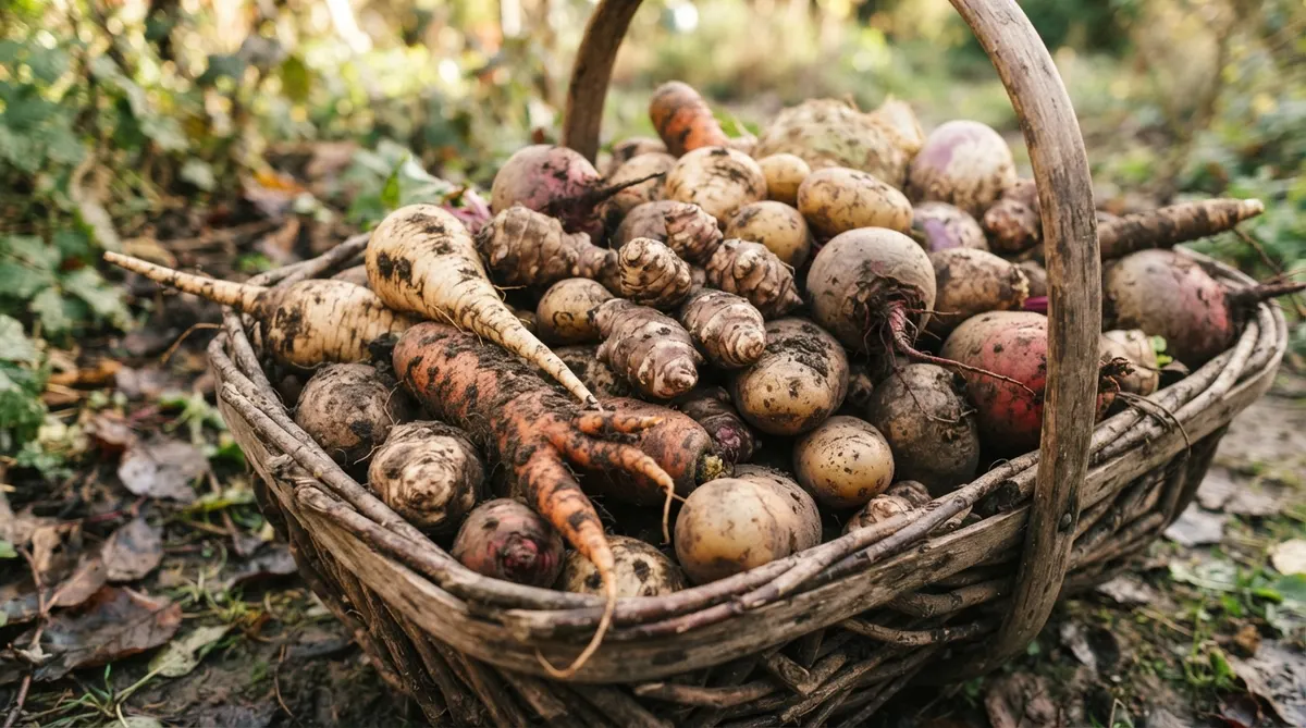 Légumes-racines oubliés : culture, récolte et conservation